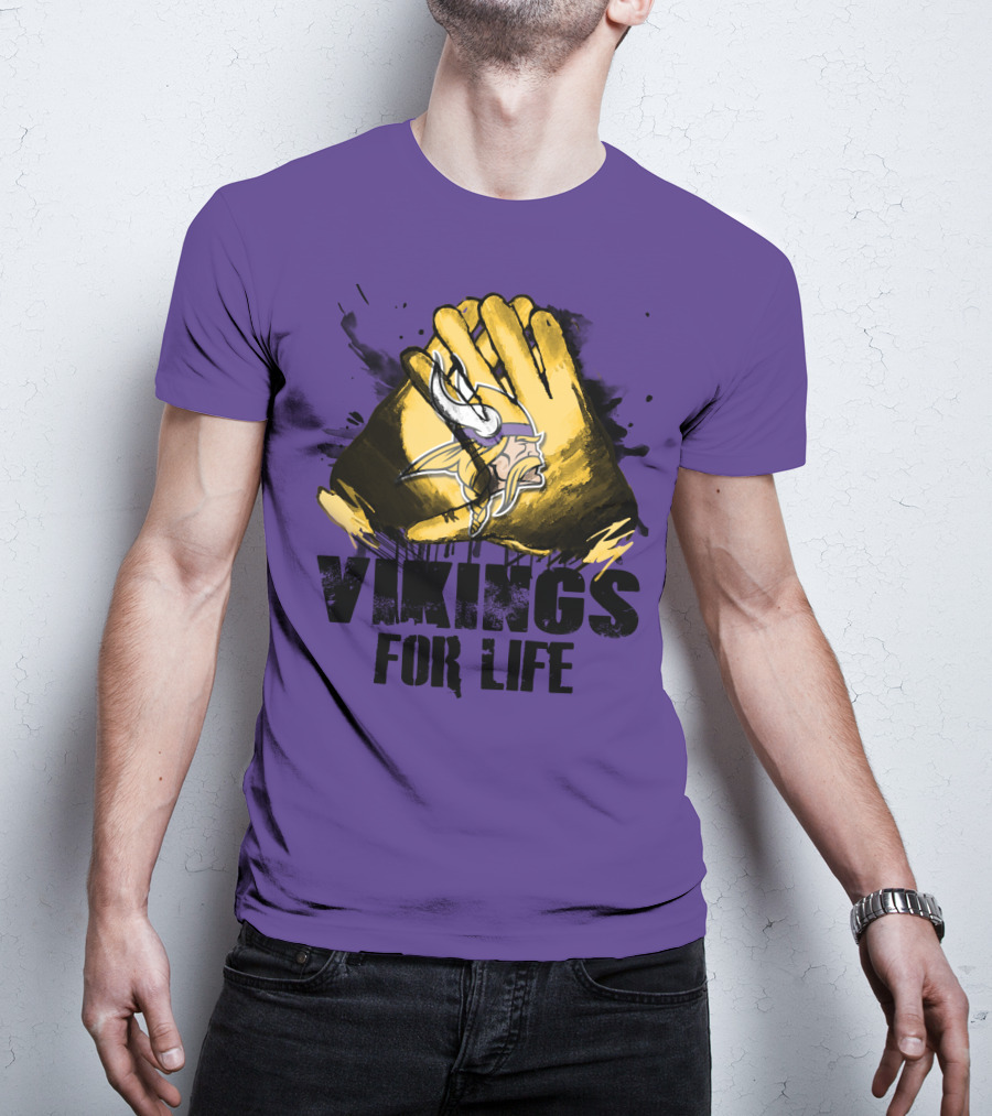 Vikings For Life Minnesota Vikings T-Shirt