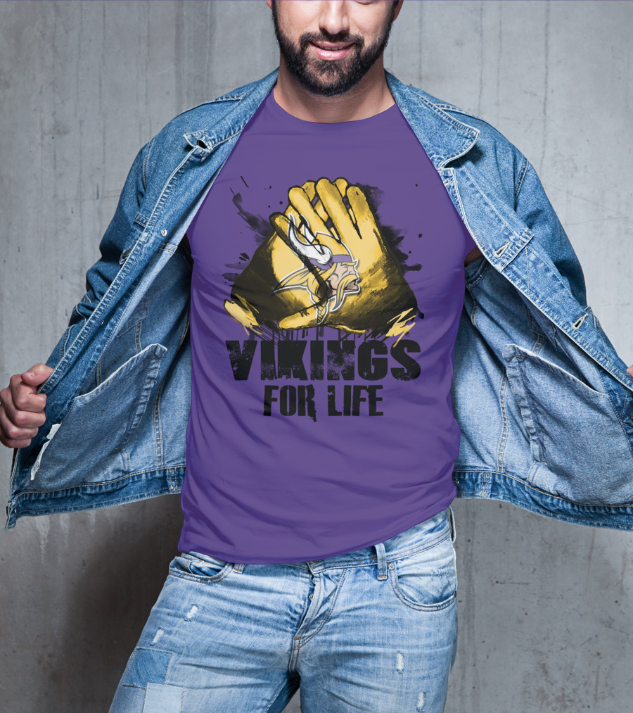 Vikings For Life Minnesota Vikings T-Shirt