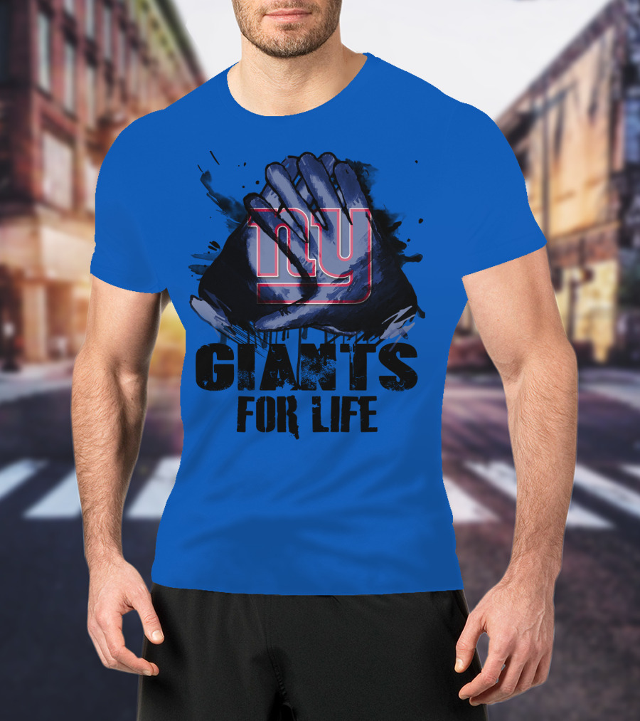Newyork Giants For Life Ny Giants Fan Gear T-Shirt