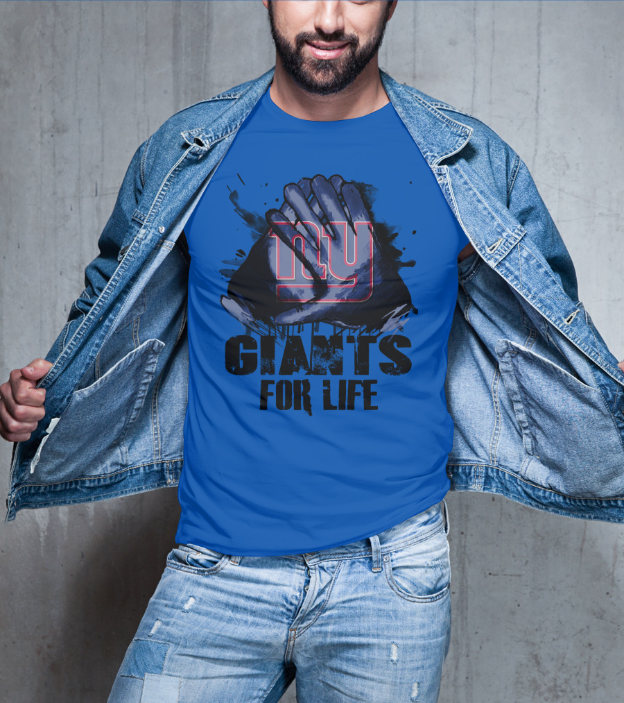 Newyork Giants For Life Ny Giants Fan Gear T-Shirt