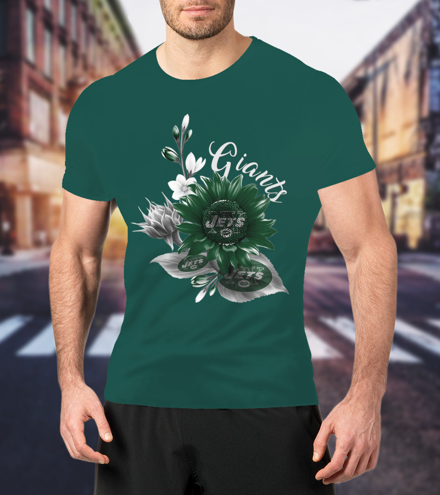 Giants Jets Floral T-Shirt