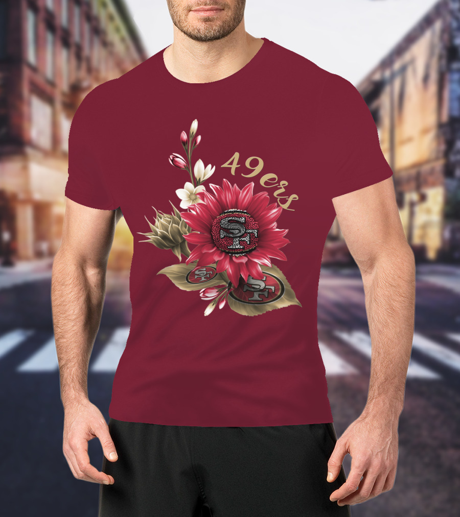 San Francisco 49ers Floral T-Shirt