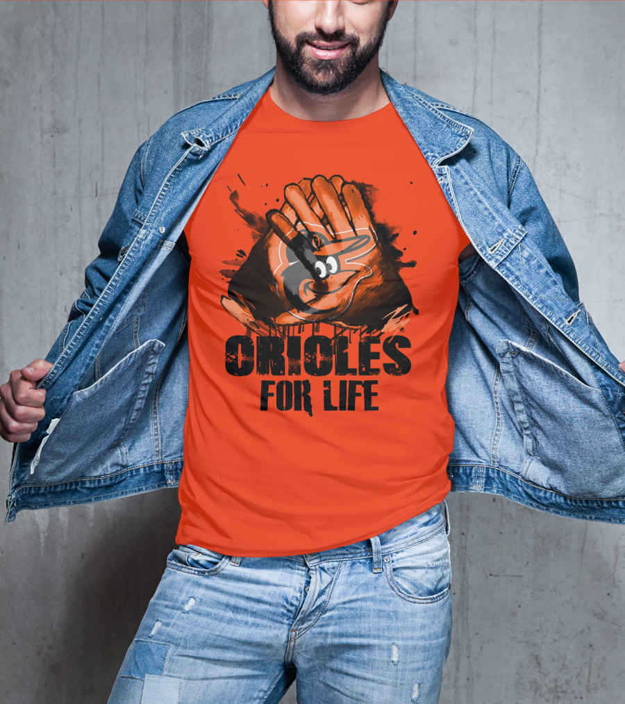 Oriioles For Life Baltimore Orioles T-Shirt