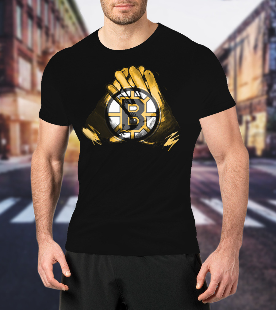 Boston Bruins Logo Bruins For Life T-Shirt