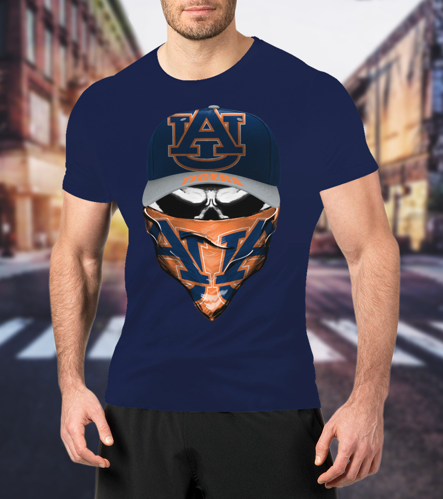 Auburn Tigers Au Logo Hat And Bandana Combo T-Shirt