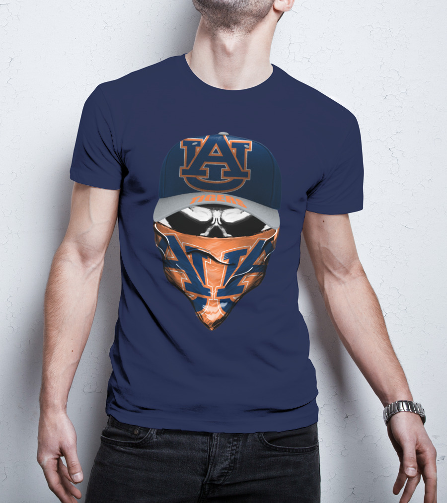 Auburn Tigers Au Logo Hat And Bandana Combo T-Shirt