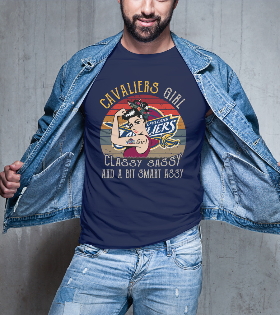 Cavaliers Cleveland Girl Classy Sassy And A Bit Smart Assy T-Shirt