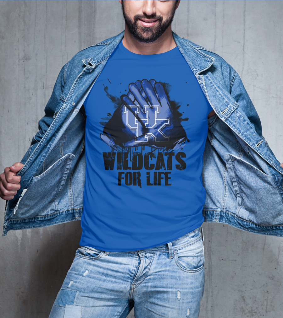 Kentucky Wildcats For Life Uk T-Shirt