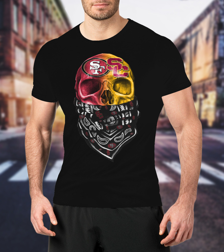 Sf Sc Skull Bandana T-Shirt