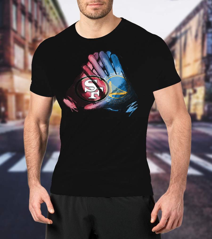 49ers And Warriors For Life Fol T-Shirt