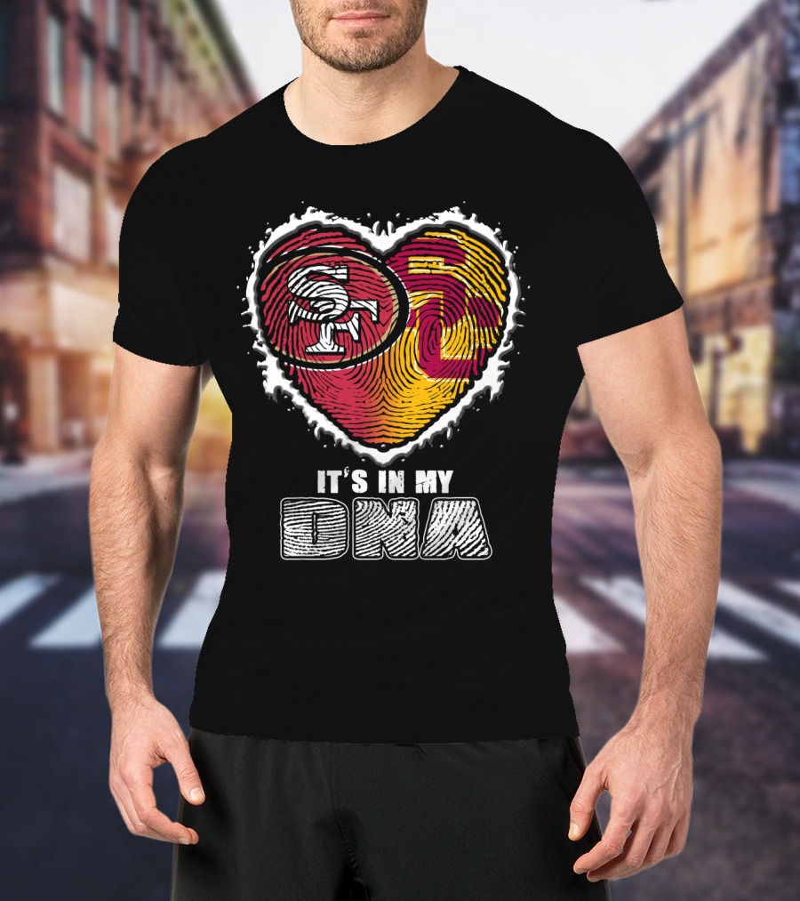 San Francisco Football Trojans It's In My Dna T-Shirt