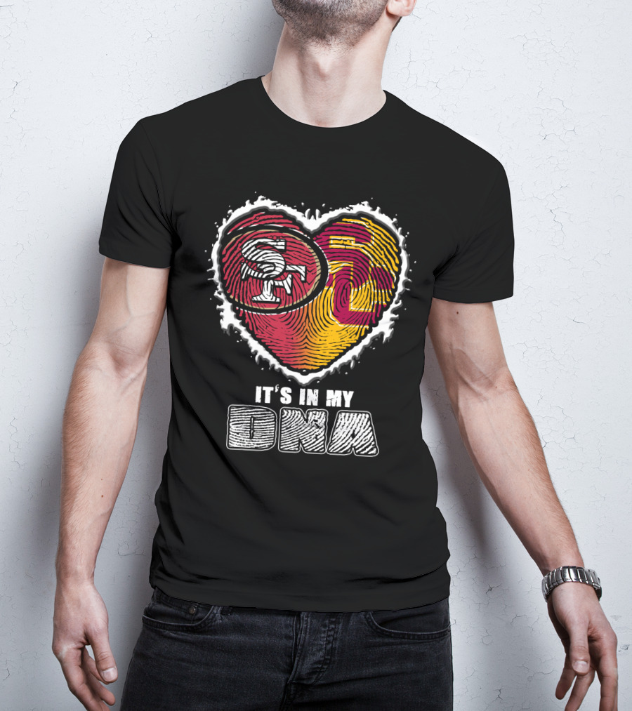 San Francisco Football Trojans It's In My Dna T-Shirt