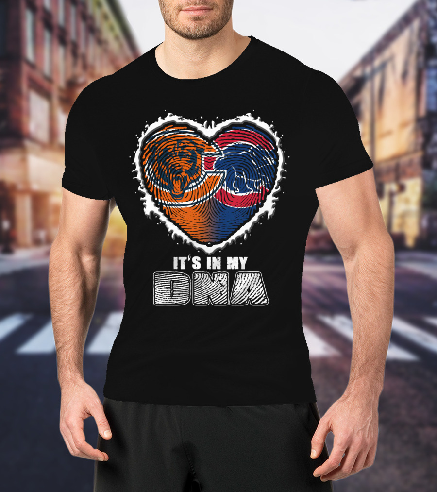 It's In My Dna Bears Cubs Heart T-Shirt