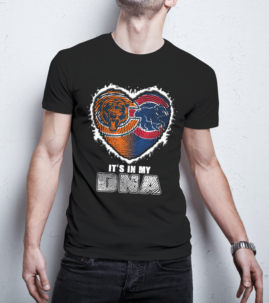 It's In My Dna Bears Cubs Heart T-Shirt