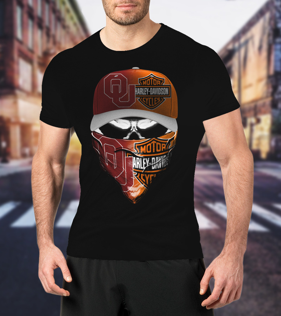 Harley Davidson Motor Oklahoma Sooners T-Shirt