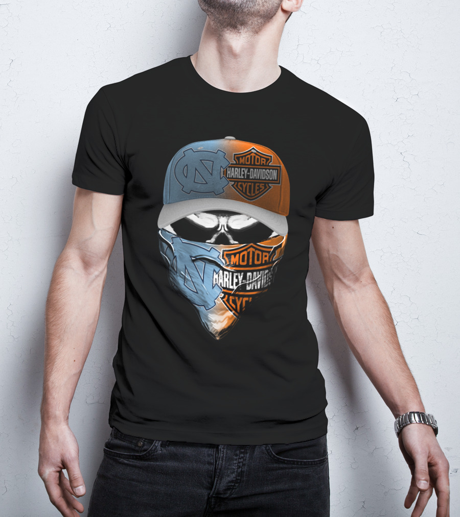 North Carolina Tar Heels Harley Davidson Crossover T-Shirt