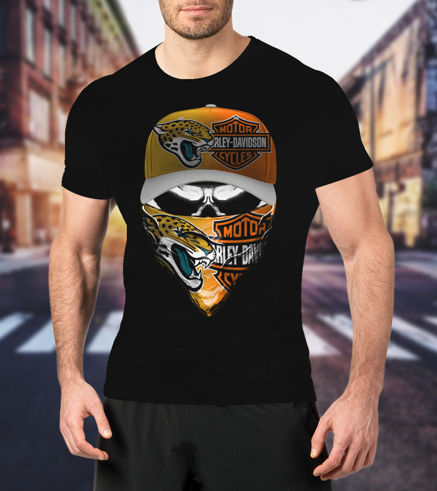 Jacksonville Jaguars Harley Davidson 15Hl Fusion T-Shirt