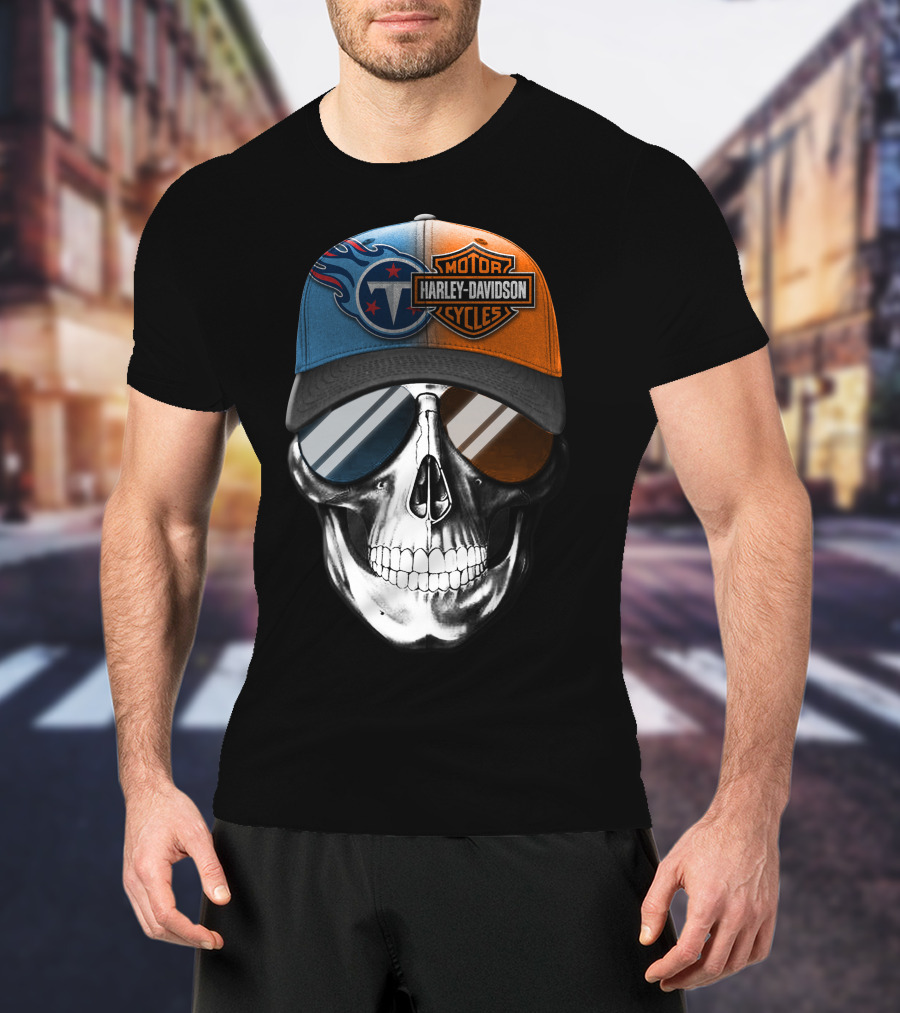 Harley Davidson Titans Skull 31Hl T-Shirt