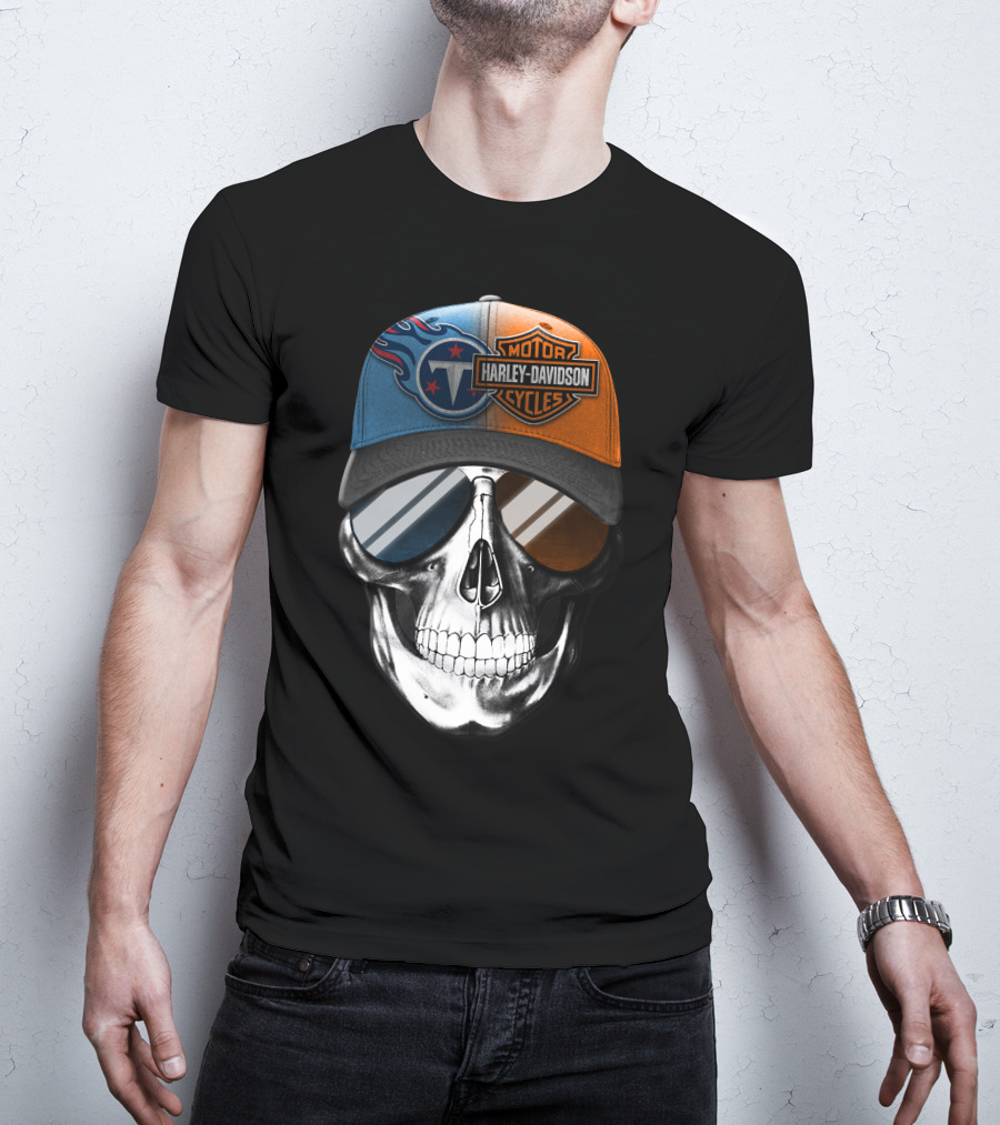 Harley Davidson Titans Skull 31Hl T-Shirt