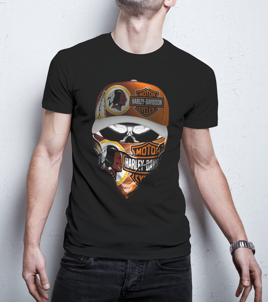 Harley Davidson Cycles Washington Redskins T-Shirt