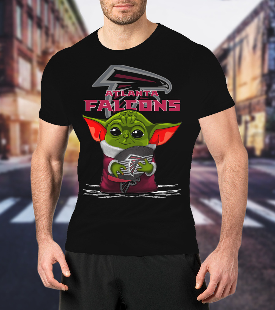 Atlanta Falcons Yoda Football Fan T-Shirt