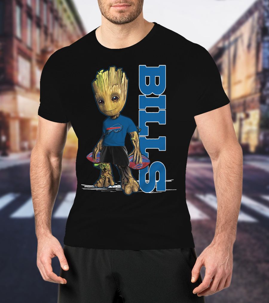 Groot Buffalo Bills NFL Guardians Of The Galaxy T-Shirt