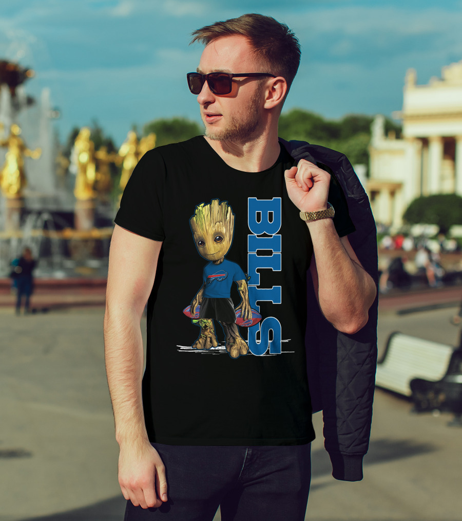 Groot Buffalo Bills NFL Guardians Of The Galaxy T-Shirt