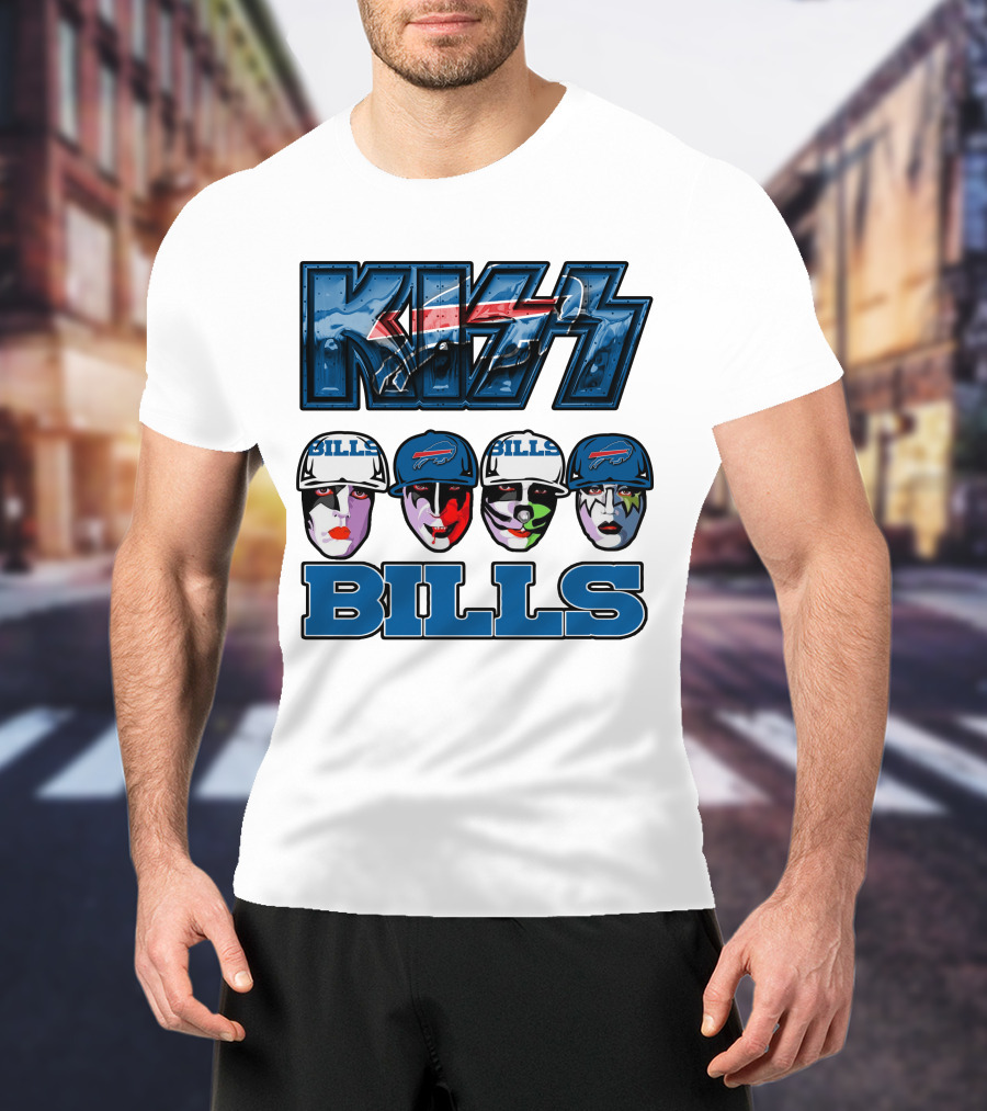 KISS Buffalo Bills Facepaint T-Shirt