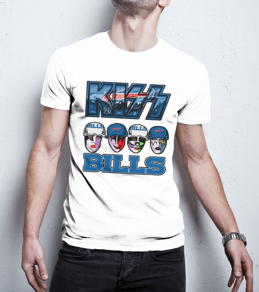 KISS Buffalo Bills Facepaint T-Shirt