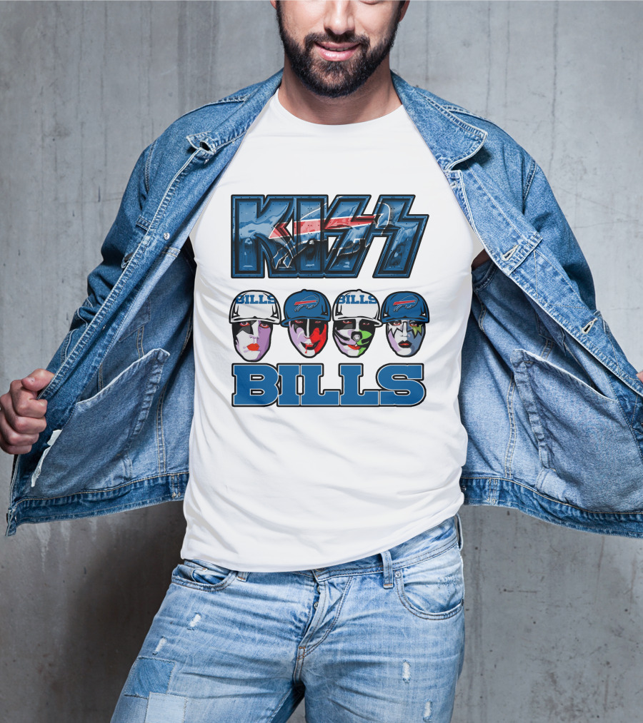 KISS Buffalo Bills Facepaint T-Shirt