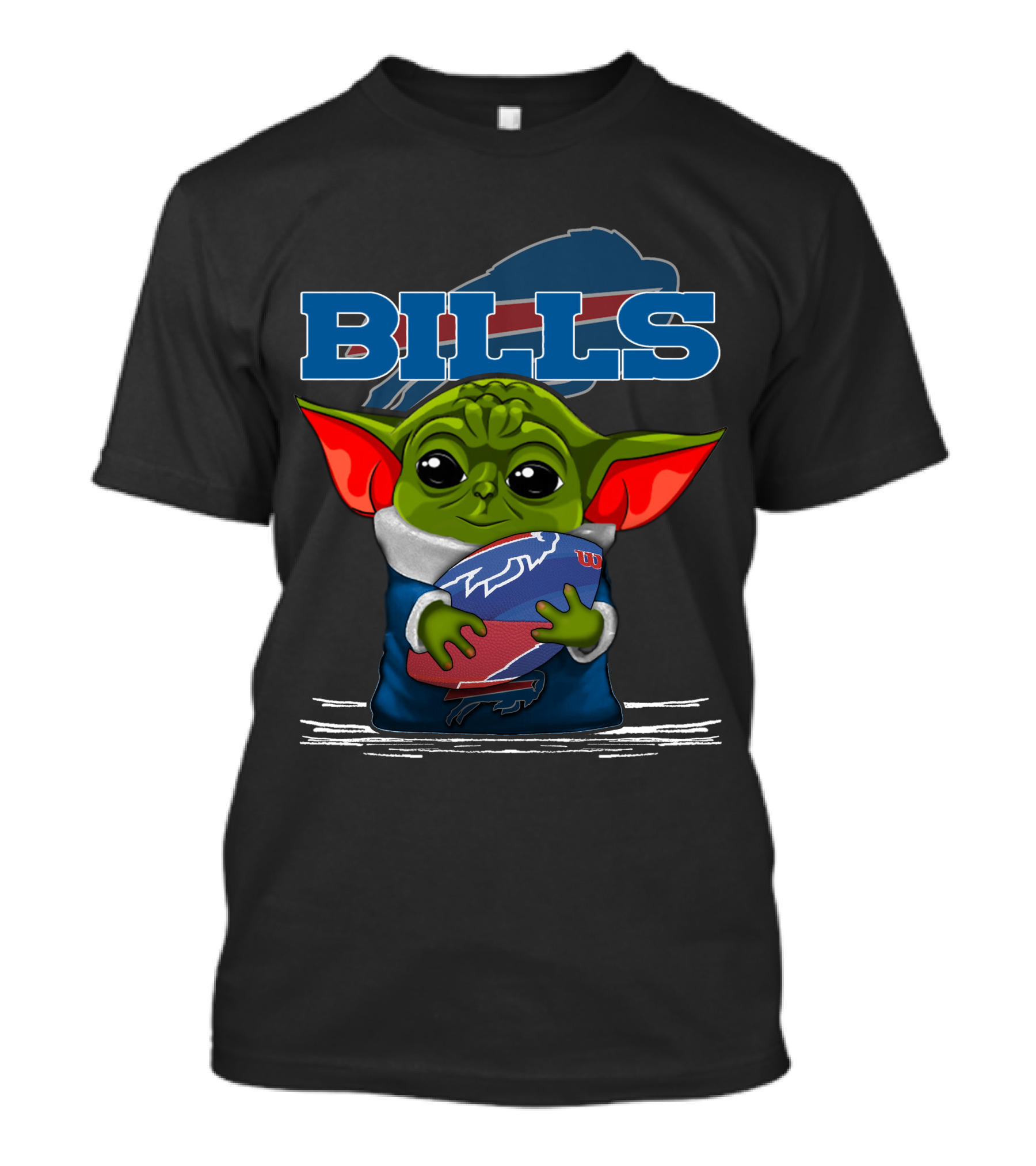 Buffalo Bills Yoda Football T-Shirt