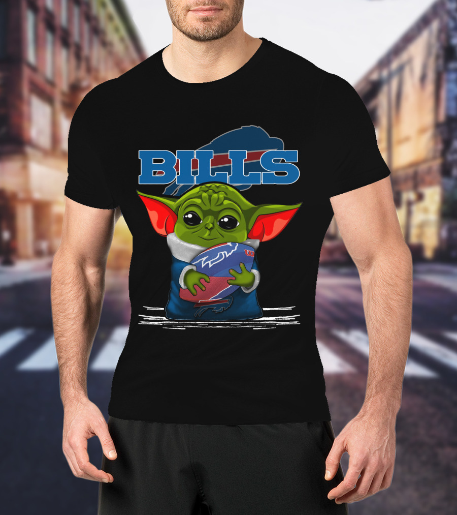 Buffalo Bills Yoda Football T-Shirt