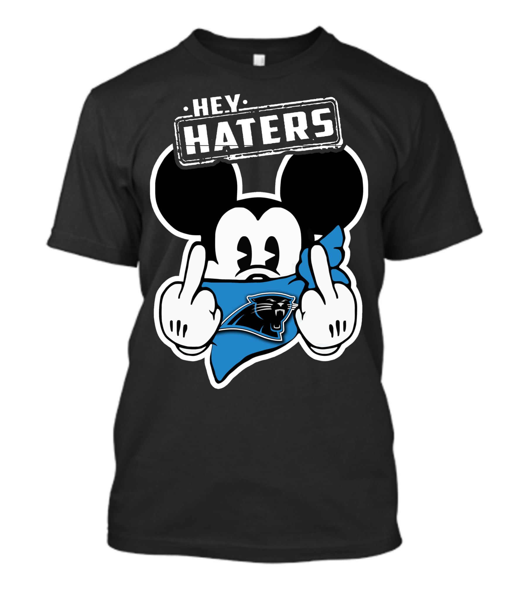 HEY HATERS MICK CAROLINA PANTHERS T-Shirt