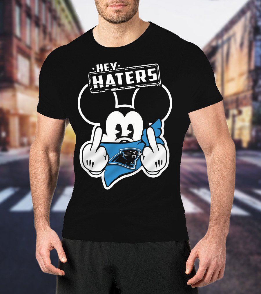 HEY HATERS MICK CAROLINA PANTHERS T-Shirt