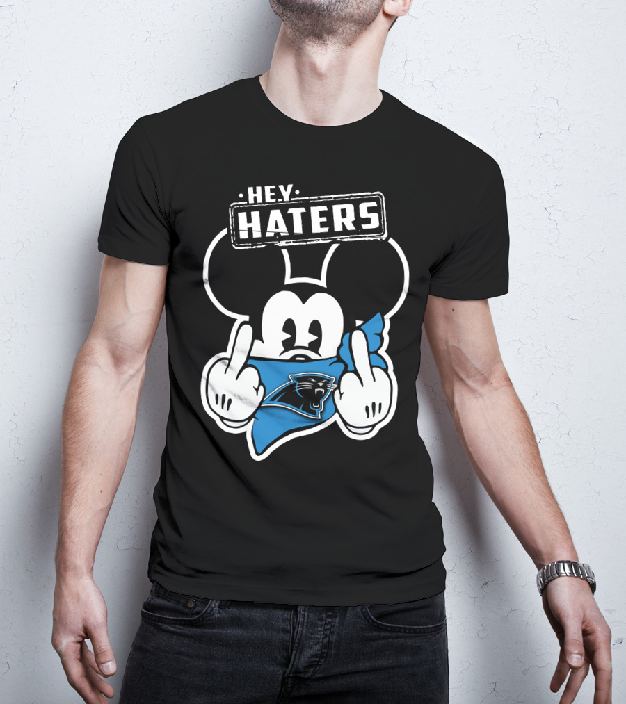HEY HATERS MICK CAROLINA PANTHERS T-Shirt