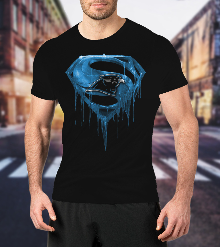 Carolina Panthers Superman Ice T-Shirt