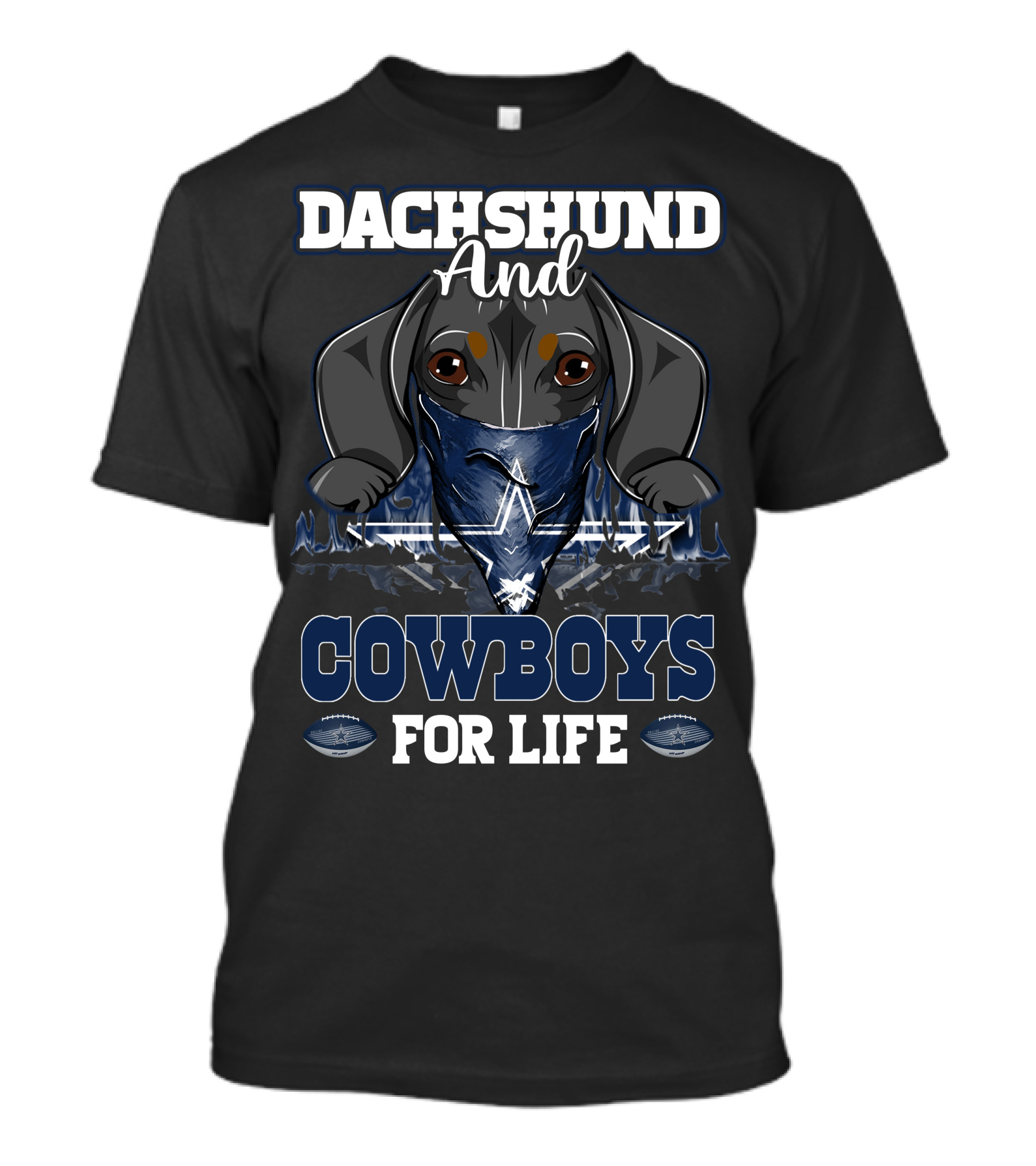 Dachshund And Cowboys For Life T-Shirt