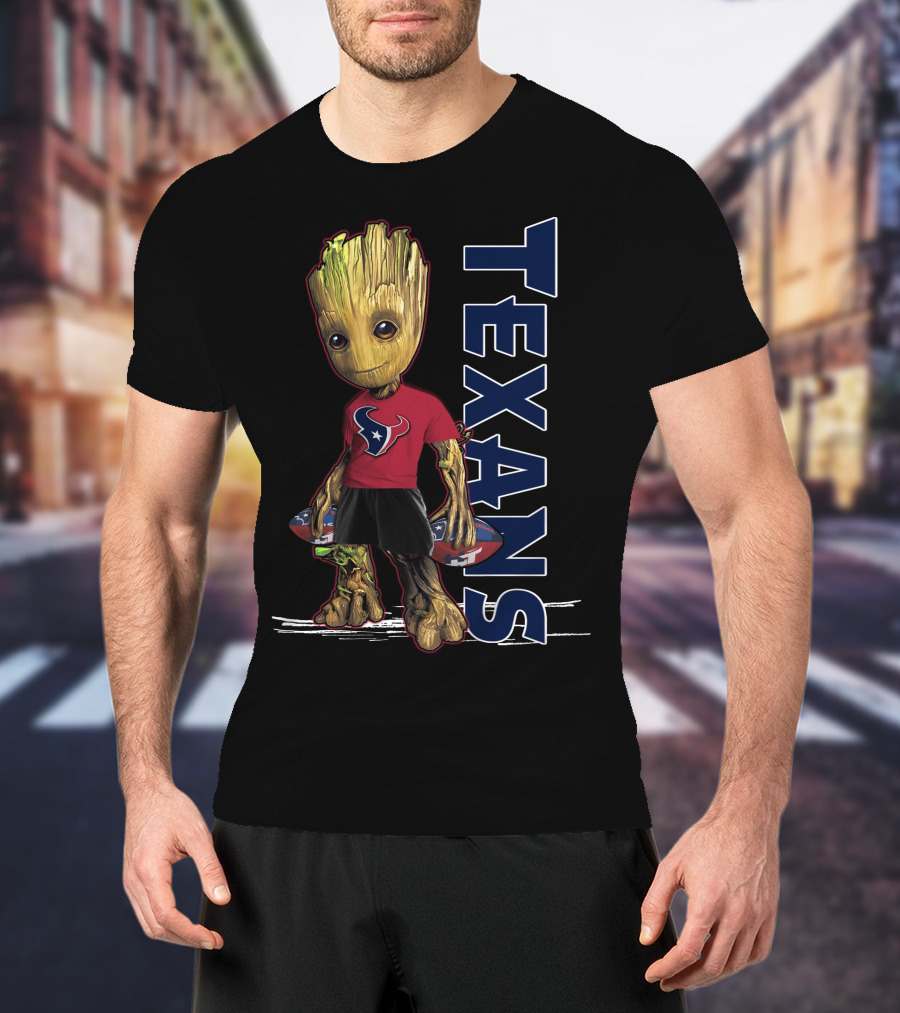 Groot Texans Football T-Shirt
