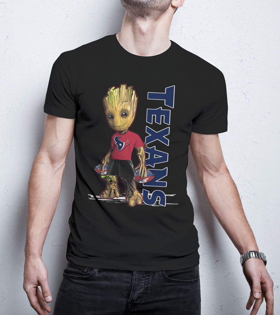 Groot Texans Football T-Shirt