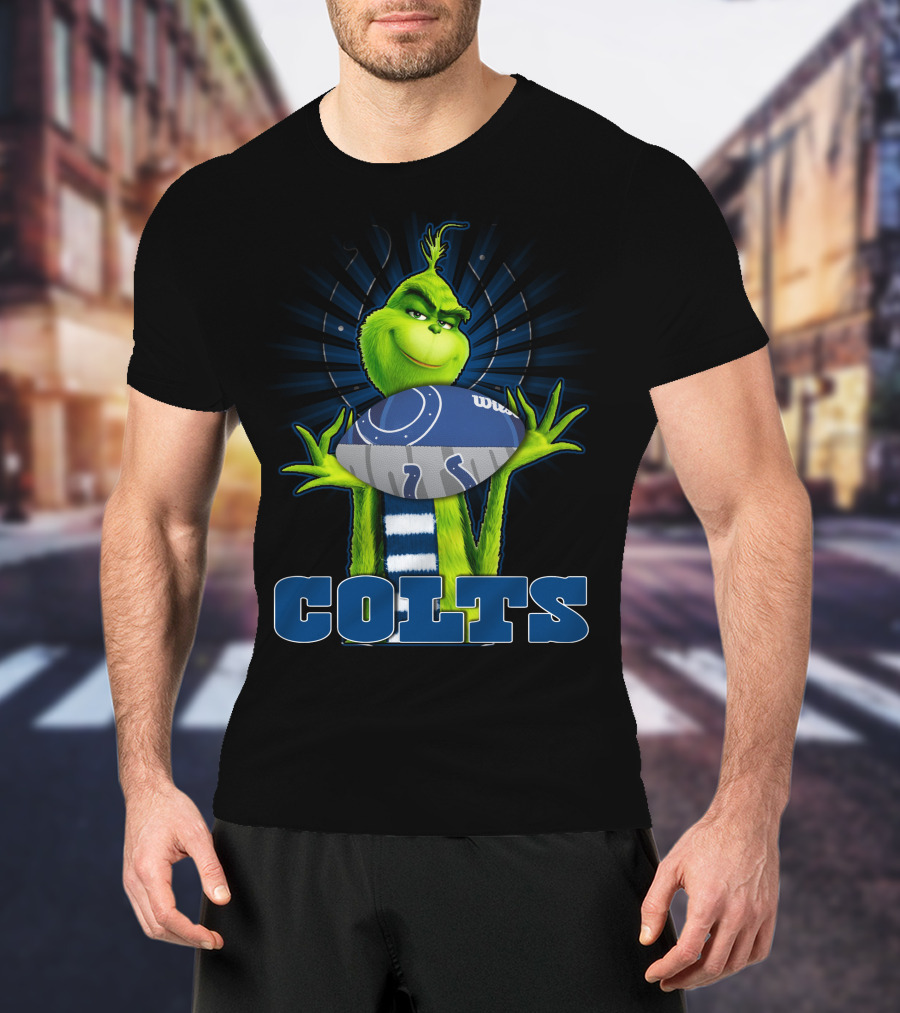 Grinch Indianapolis Colts Football T-Shirt