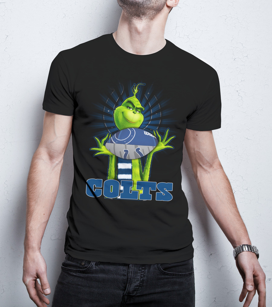 Grinch Indianapolis Colts Football T-Shirt