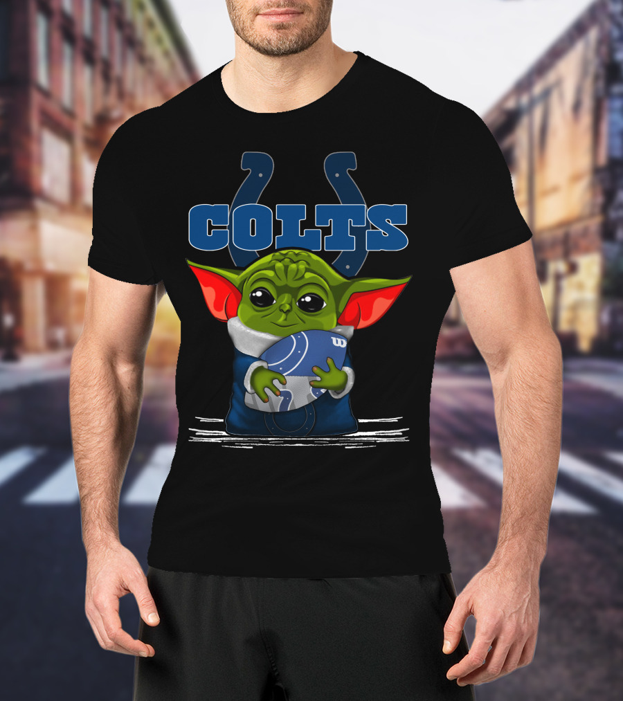 Yoda Colts Football Indianapolis T-Shirt