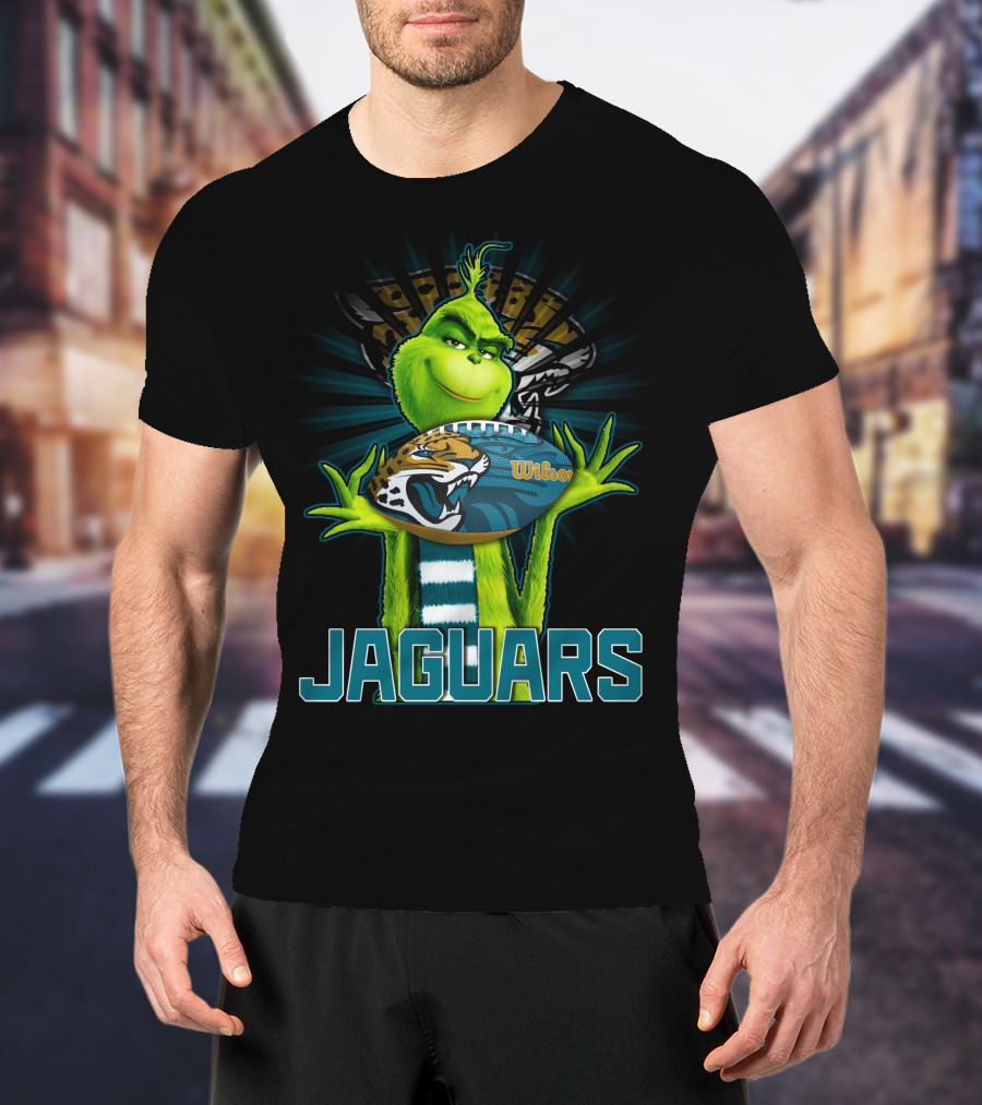 Grinch Jaguars Wilson Football Jacksonville T-Shirt