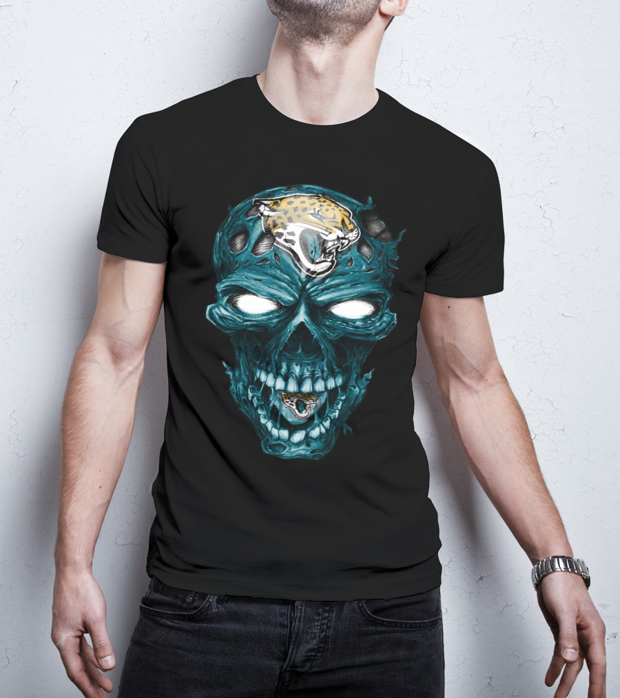 Skull Jacksonville Jaguars T-Shirt