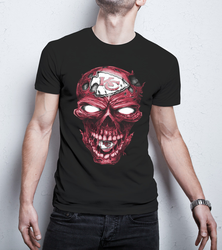 Skull KC Chiefs T-Shirt