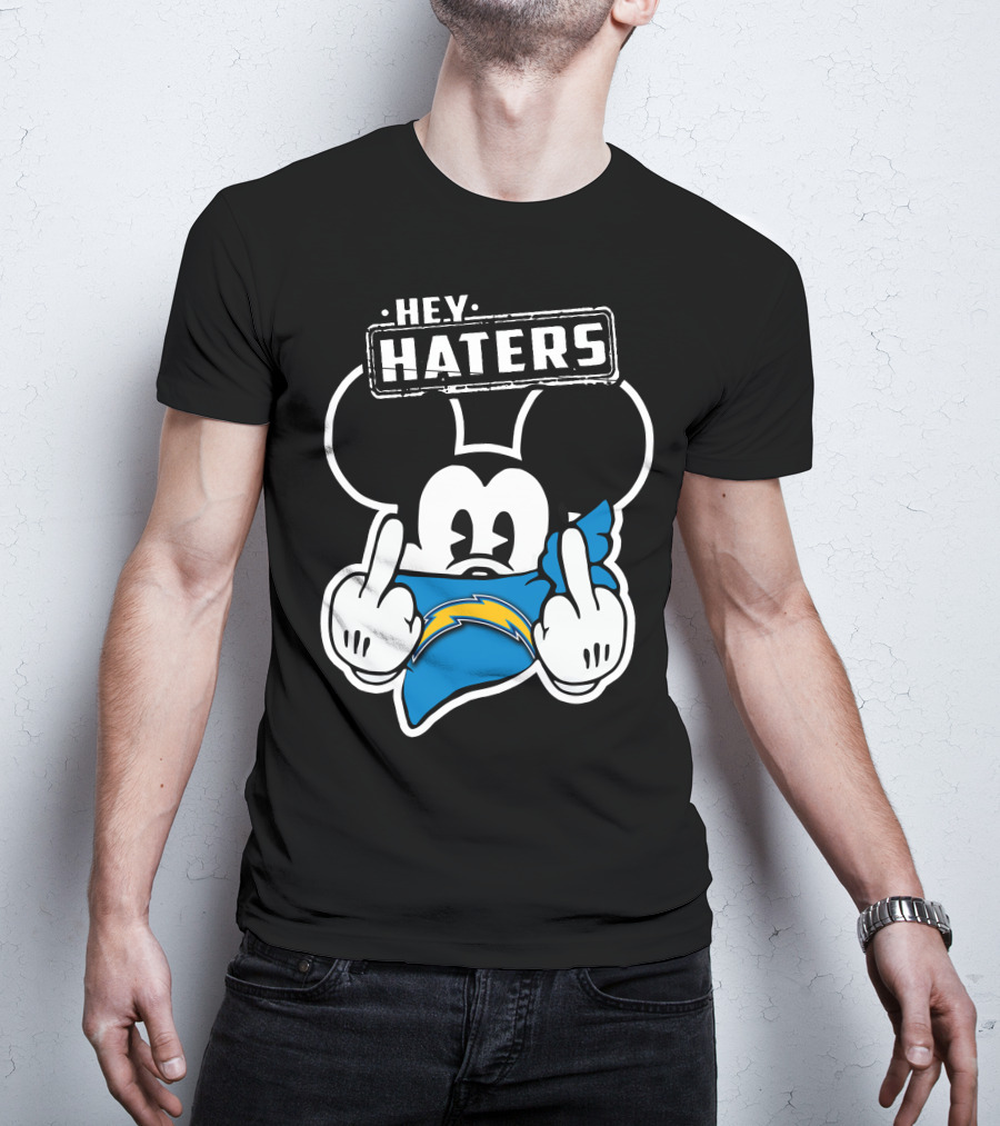 Hey Haters Mick Los Angeles Chargers T-Shirt