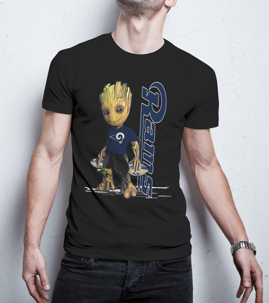 Groot Rams Los Angeles Football Fan T-Shirt