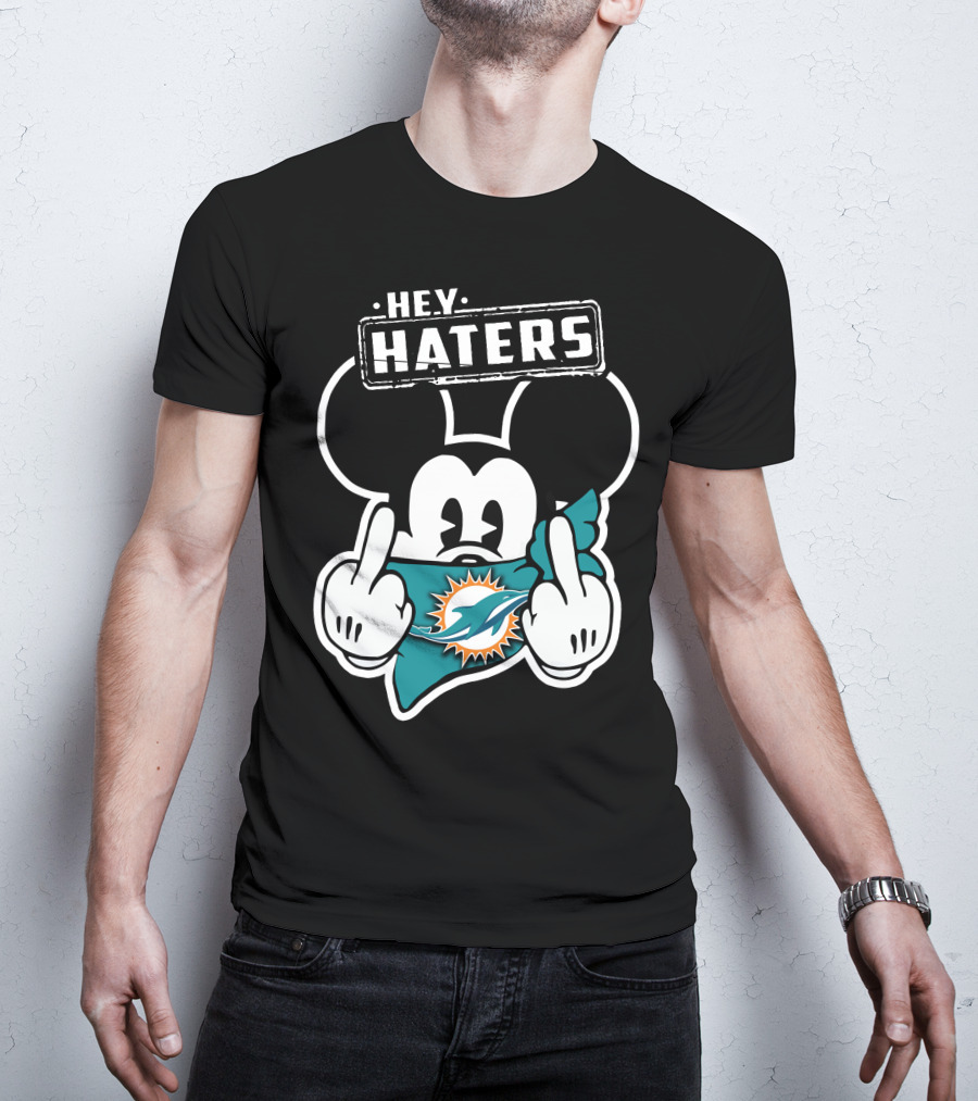 HEY HATERS Mick Miami Dolphins T-Shirt