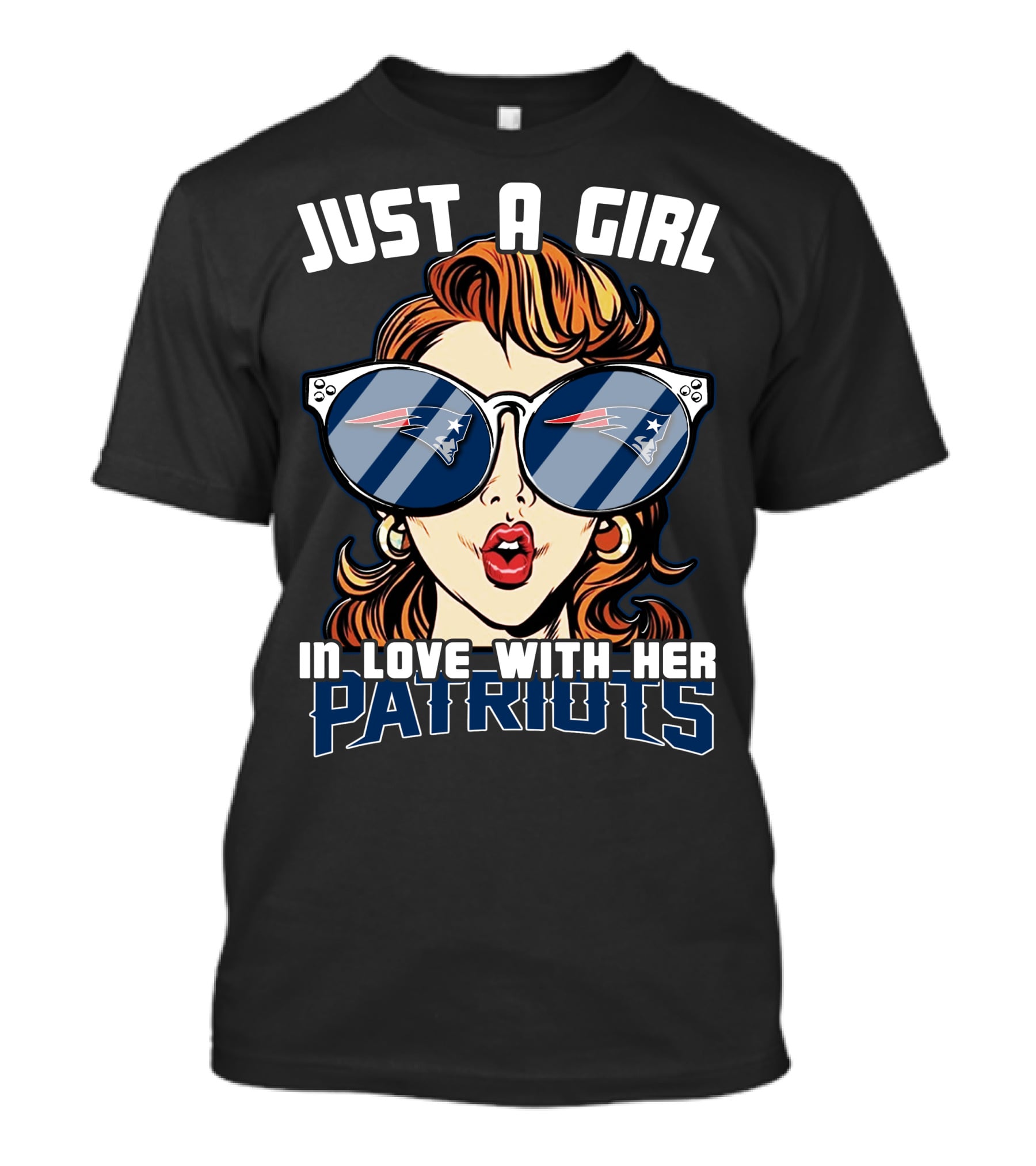 Just A Girl In Love With Her New England Patriots T-Shirt