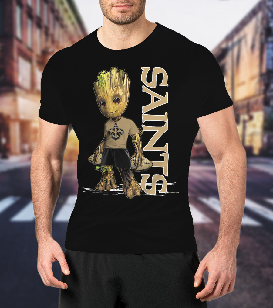 Groot Saints New Orleans Football T-Shirt